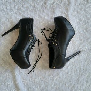 Baker 5"  black shoes